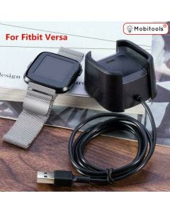 USB Data Cable Base Charger Charging Dock for Fitbit Versa Smart Watch