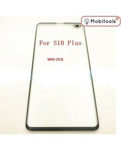 Front Glass Screen Touch Lens For Samsung Galaxy S10 + Plus with OCA