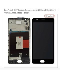 Black LCD Display Touch Screen Digitizer For OnePlus 3 Three 1+3