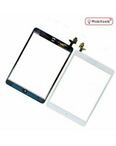For White iPad mini 2 Touch Glass Digitizer Screen +IC home button