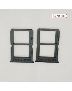 OnePlus 6T - 1 + 6T A6013 Dual Sim Card Tray Holder (Black)