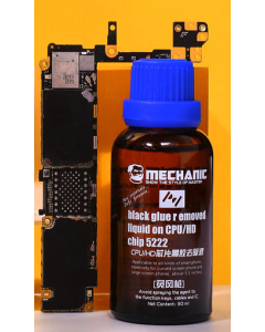 Mechanic 5222 black glue remover liquid for repair CPU-HD chip etc..