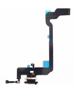 USB Charger Port Flex Cable For iPhone XS -with Microphone Flex - Black
