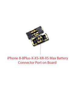 2pcs IPhone 8-8 Plus-X-XS-XR-XS Max Battery FPC Port On Board