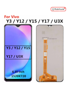 For VIVO U3X - Y3 - Y12 - Y15 - Y17 Black LCD Screen Touch Digitizer Glass
