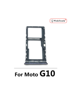 Motorola MOTO G10 XT2127-2 Black - Grey MICRO SD SIM CARD TRAY