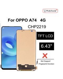 For OPPO A74 4G 6.43'' CPH2219 LCD Screen + Touch Screen Digitiser