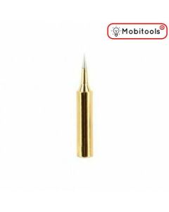 Soldering Iron Tip 0.1 mm straight Point Width Golden solder tip