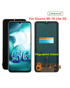 For Xiaomi Mi 10 Lite 5G M2002J9G OLED Display Touch Screen Display