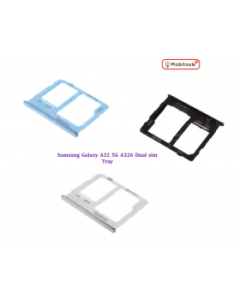 Silver Sim + Micro SD Memory card holder tray for Samsung Galaxy
