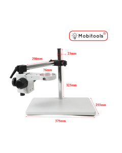 Rotary Arm Stereo Microscope Boom Stand - 76mm