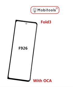 For Samsung Galaxy Z Fold 3 SM-F926U Front LCD Top Glass Lens with OCA Glue