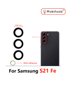 Camera Lens + Adhesive For Samsung Galaxy S21 FE 5G G990