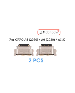 2pcs Charging Port Connector For OPPO A5 (2020) | A9 (2020) | A11X